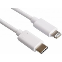 Cablu pentru iPhone si iPad cu conector compatibil lightning la USB-C - transfer date si incarcare rapida (conector mic, USB type-C) compatibil cu modelele 5,6,7,8,X,XR,XS,11,SE,12,13 (C/S/PRO/PLUS/MAX)