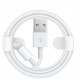 Cablu compatibil iPhone si iPad cu conector USB - compatibil lightning , modelele 5,6,7,8,X,XR,XS,11,SE,12, 13, 14 (C/S/Pro/Plus/Max/mini)- transfer date si incarcare rapida, culoare alba