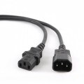 Cablu de alimentare din sursa sau UPS, tip IEC C13 - C14 - lungime 1.2m sau 1.5m