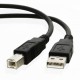 Cablu pentru imprimanta, multifunctional , scaner, conectori USB A - USB B, alb sau negru 