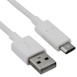 Cablu de incarcare si transfer date USB - USB Type-C (culoare alba)