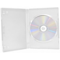 Carcasa DVD TRANSPARENTA 14mm