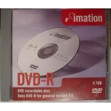 DVD-R 4.7GB IMATION 16x cu carcasa transparenta slim CD