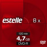 DVD-R 4.7GB estelle 8x cu carcasa slimCD